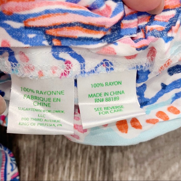 Lilly Pulitzer Dusk Multi Shell Me About It Romper - Picture 6 of 8